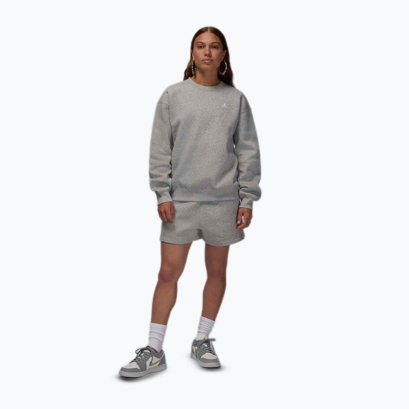 Dámska mikina Jordan Brooklyn Fleece dark grey heather/white 2
