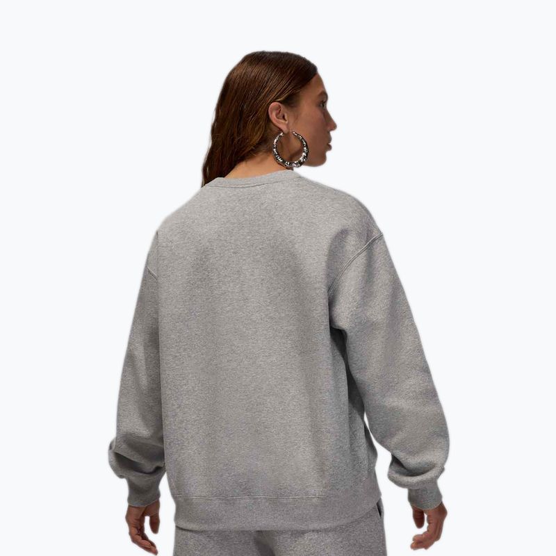 Dámska mikina Jordan Brooklyn Fleece dark grey heather/white 3
