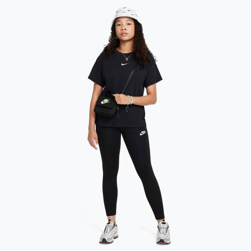 Detské legíny Nike Sportswear Classic High-Waisted black/white 2