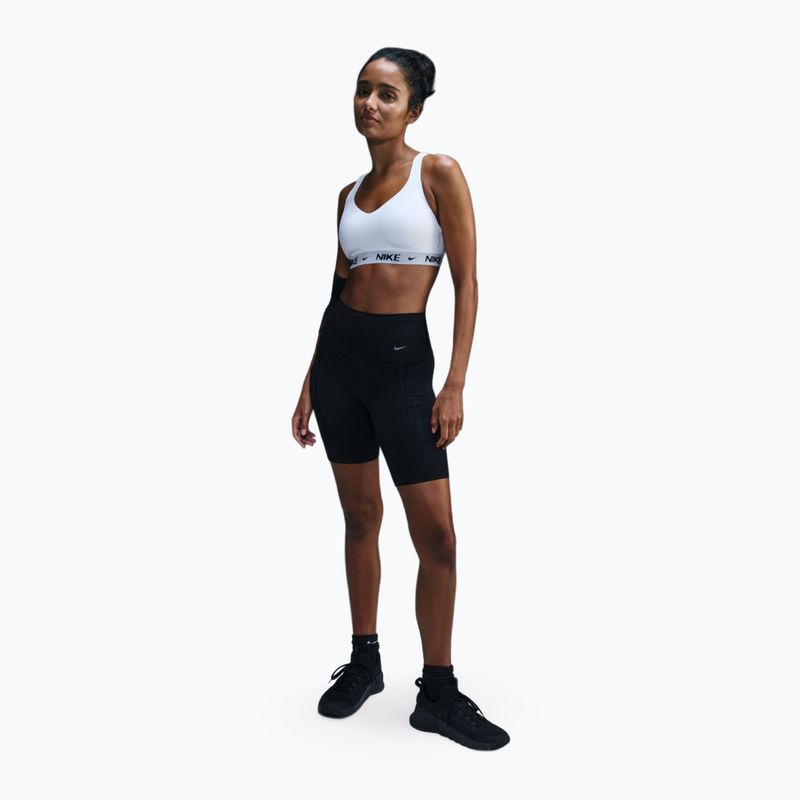 Športová podprsenka Nike Indy High Support white/stone mauve/black 2