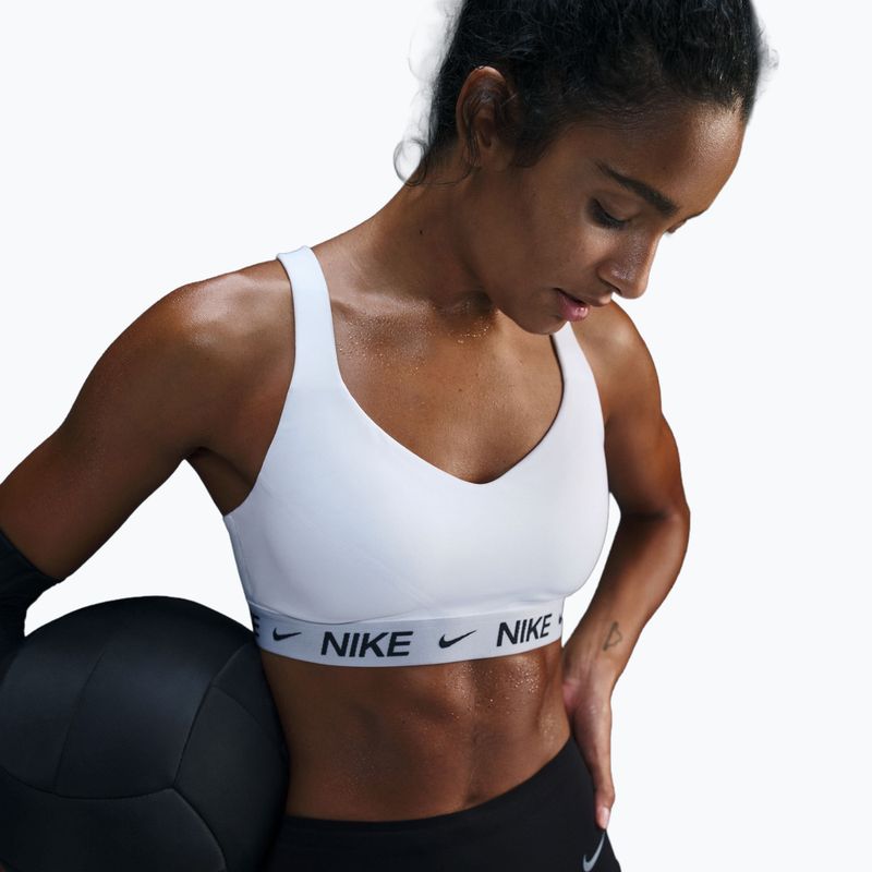 Športová podprsenka Nike Indy High Support white/stone mauve/black 4