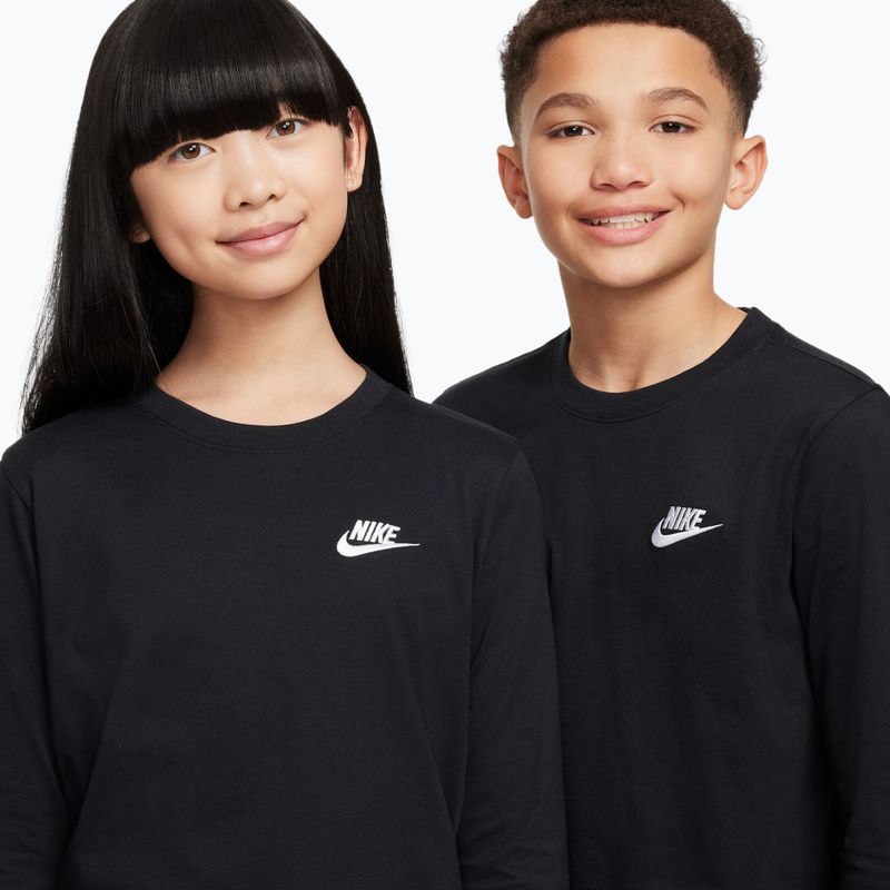 Detské tričko longsleeve Nike Sportswear black 4