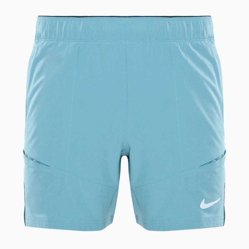 Pánske tenisové šortky Nike Court Advantage Dri-FIT 7" denim turquoise/ armory navy/ white