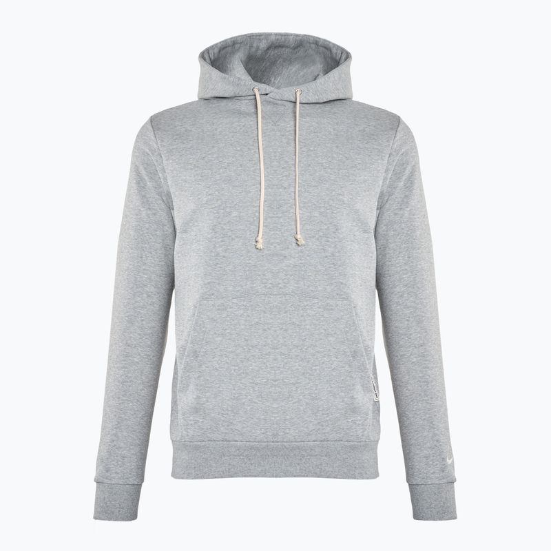 Pánska basketbalová mikina Nike Standard Issue Dri-Fit Hoodie dark grey heather/pale ivory