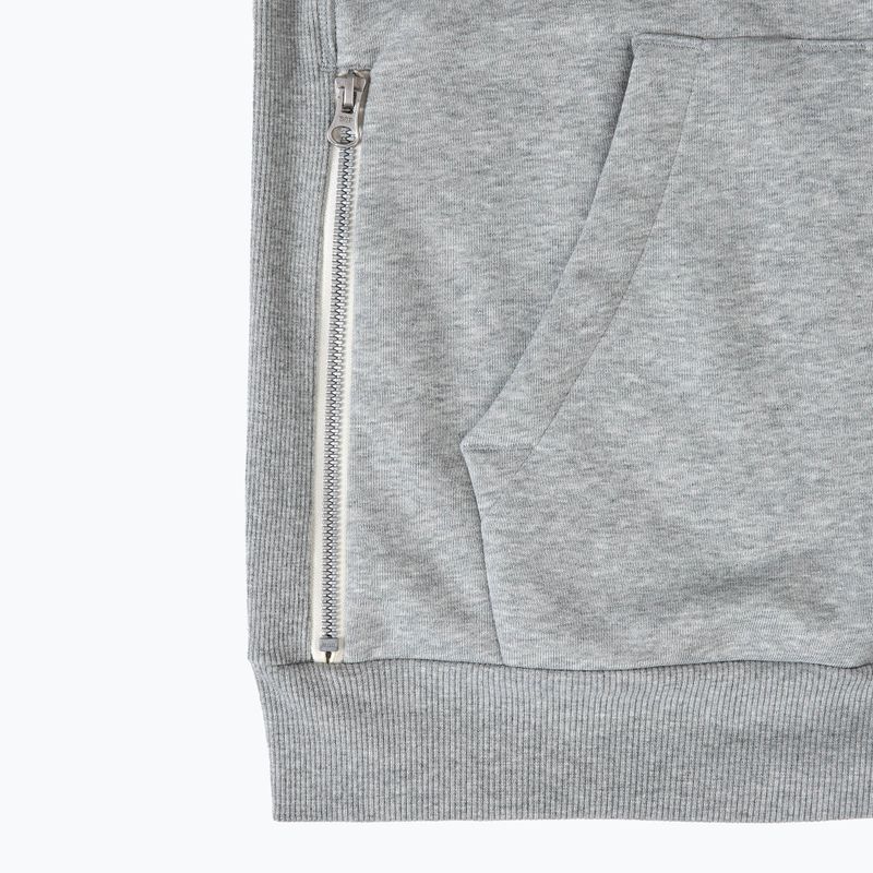 Pánska basketbalová mikina Nike Standard Issue Dri-Fit Hoodie dark grey heather/pale ivory 5