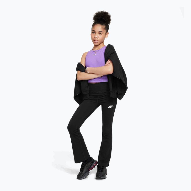 Detské legíny Nike Sportswear Classic black/white 2