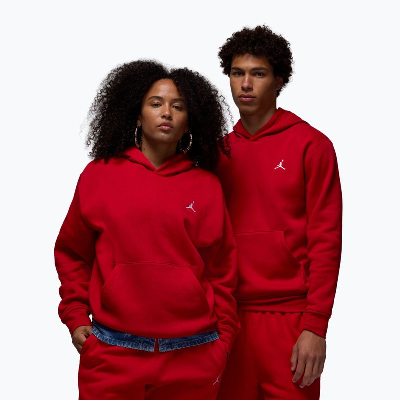 Pánska mikina Jordan Brooklyn Fleece gym red/white 3