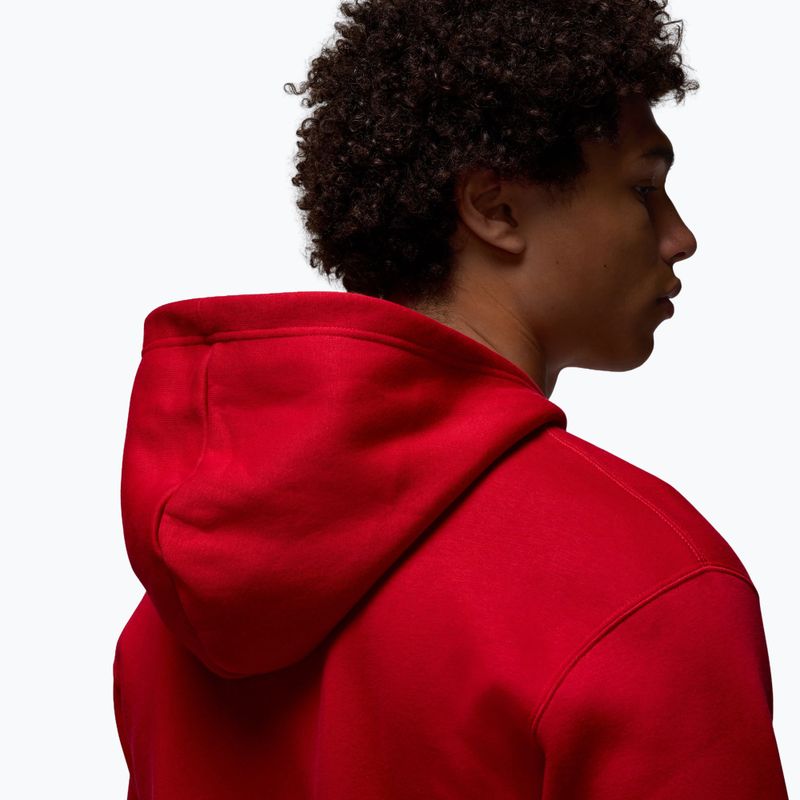 Pánska mikina Jordan Brooklyn Fleece gym red/white 7