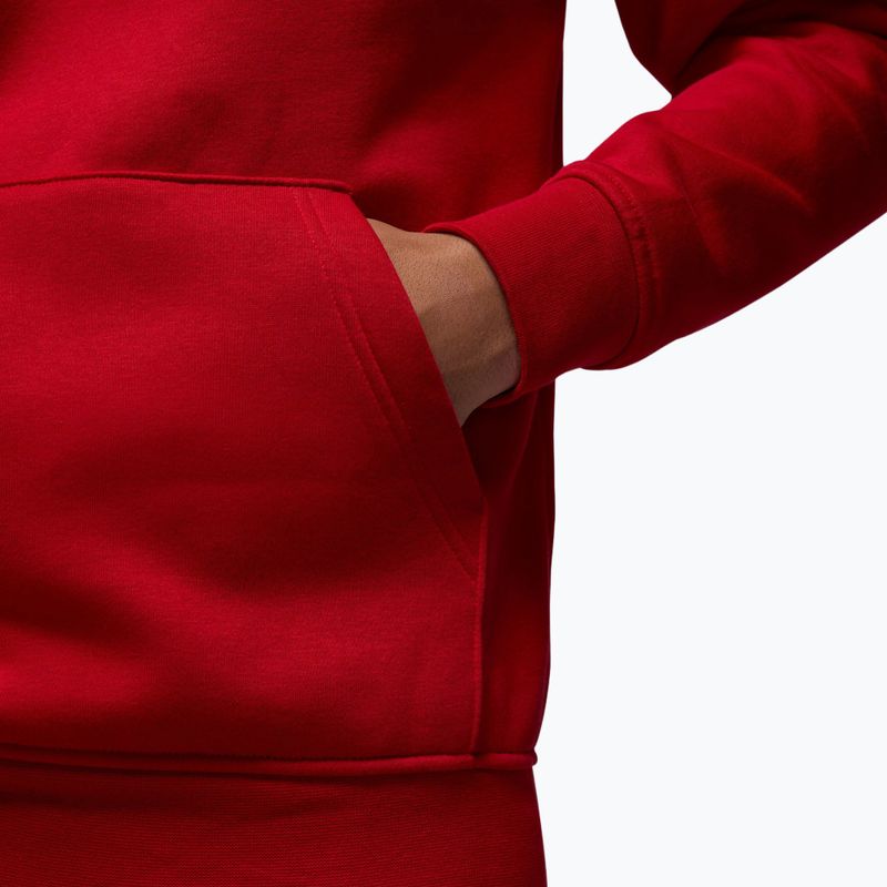 Pánska mikina Jordan Brooklyn Fleece gym red/white 8