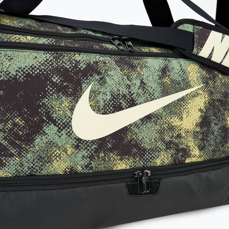 Športová taška Nike Brasilia 9,5 60 l oil green/black/coconut milk 4