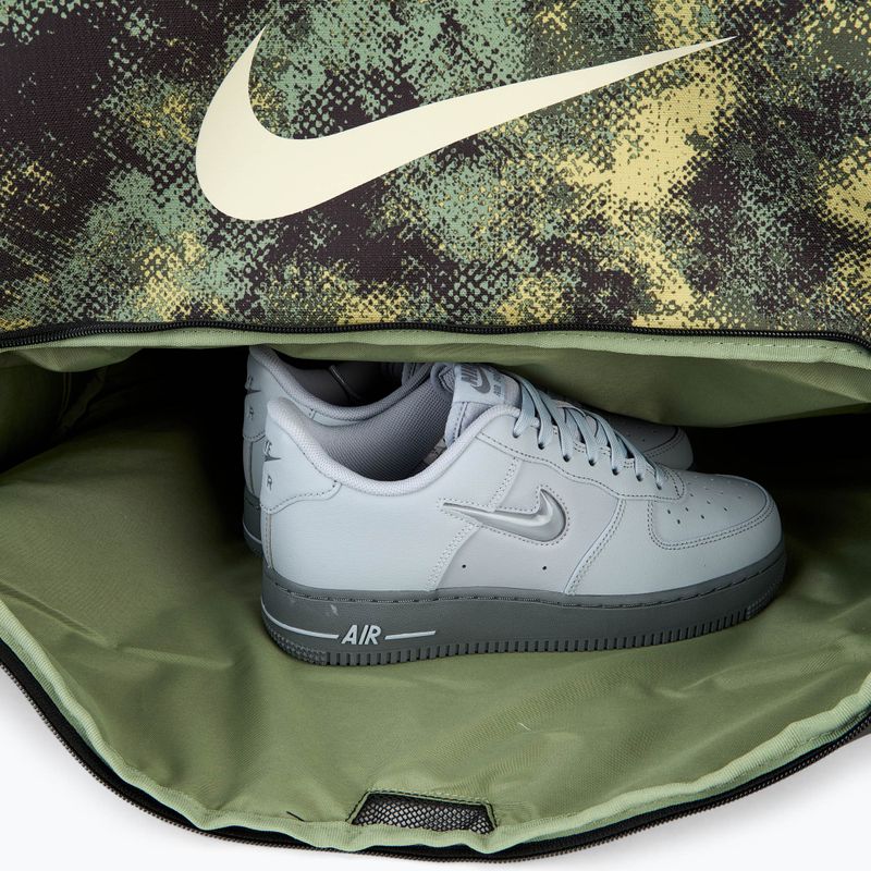 Športová taška Nike Brasilia 9,5 60 l oil green/black/coconut milk 7