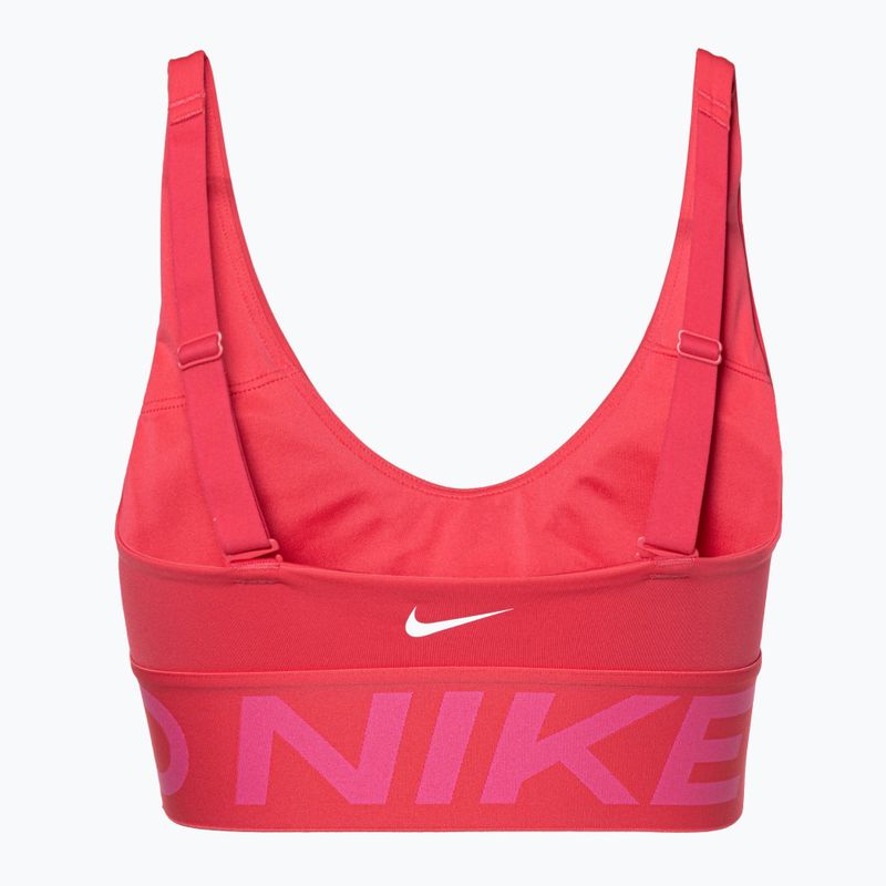 Tréningová podprsenka Nike Pro Indy Plunge aster pink/pink sicle/white 2