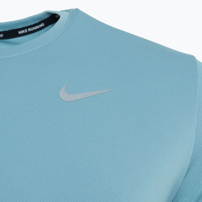 Pánske bežecké tričko Nike Miler Dri-Fit UV denim tyrkysová 3