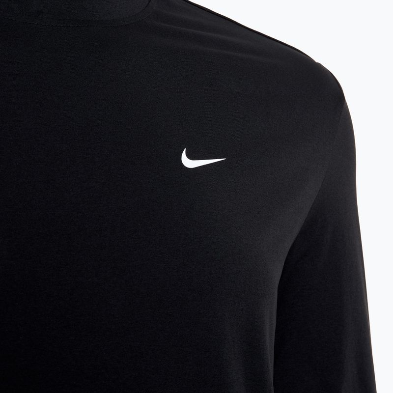 Pánske basketbalové tričko s dlhým rukávom Nike Icon Dri-Fit UV black/white 4