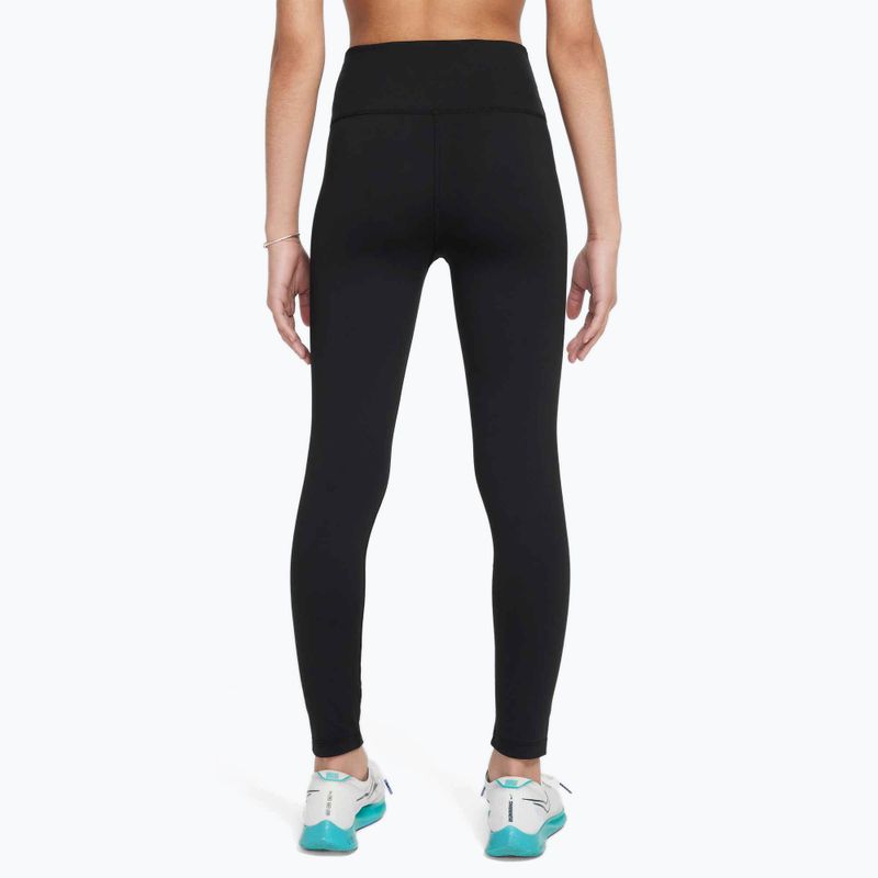 Detské legíny Nike One Dri-Fit High-Waisted black/white 3