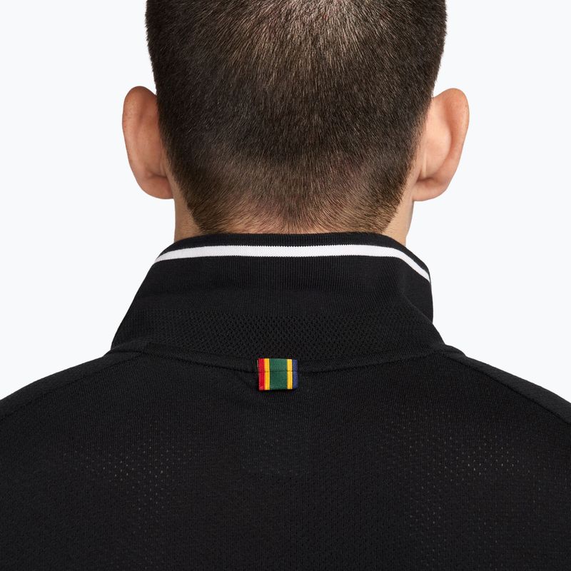 Pánske tenisové tričko Nike Court Heritage Polo black/white 5