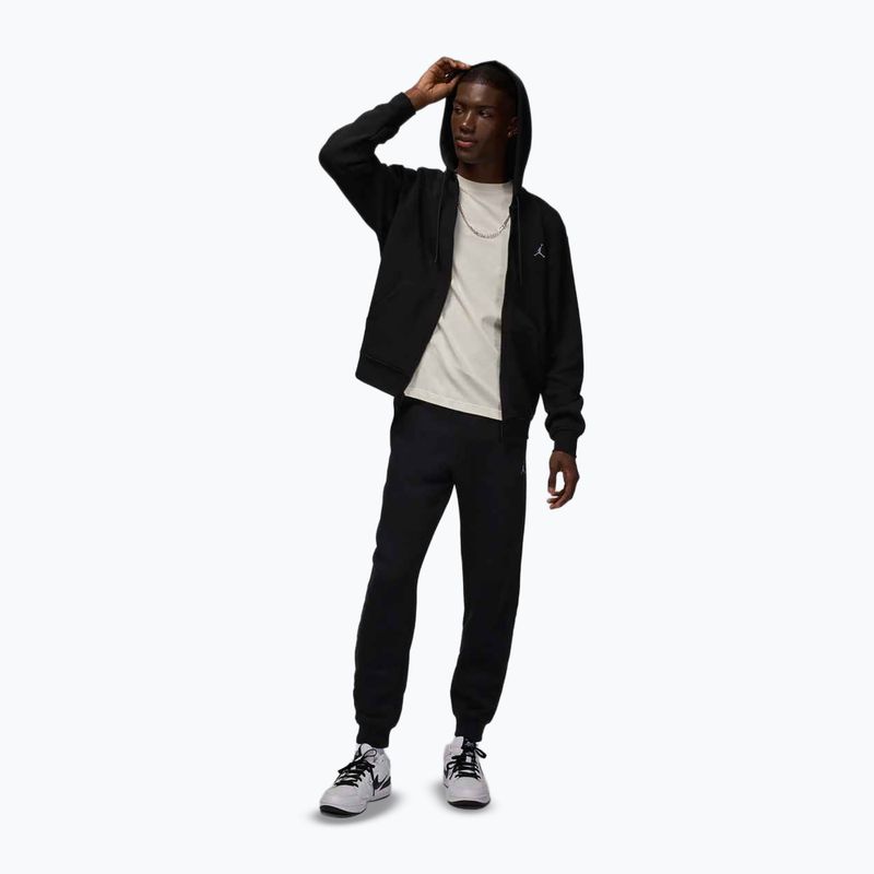 Pánska mikina Jordan Brooklyn Fleece Full Zip black/white 2
