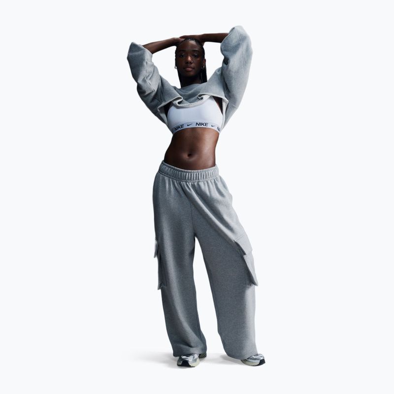 Športová podprsenka Nike Dri-Fit Indy Light Support white/black 2