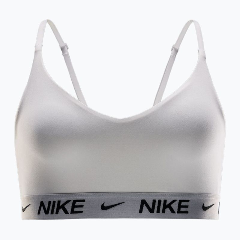 Športová podprsenka Nike Dri-Fit Indy Light Support white/black 5