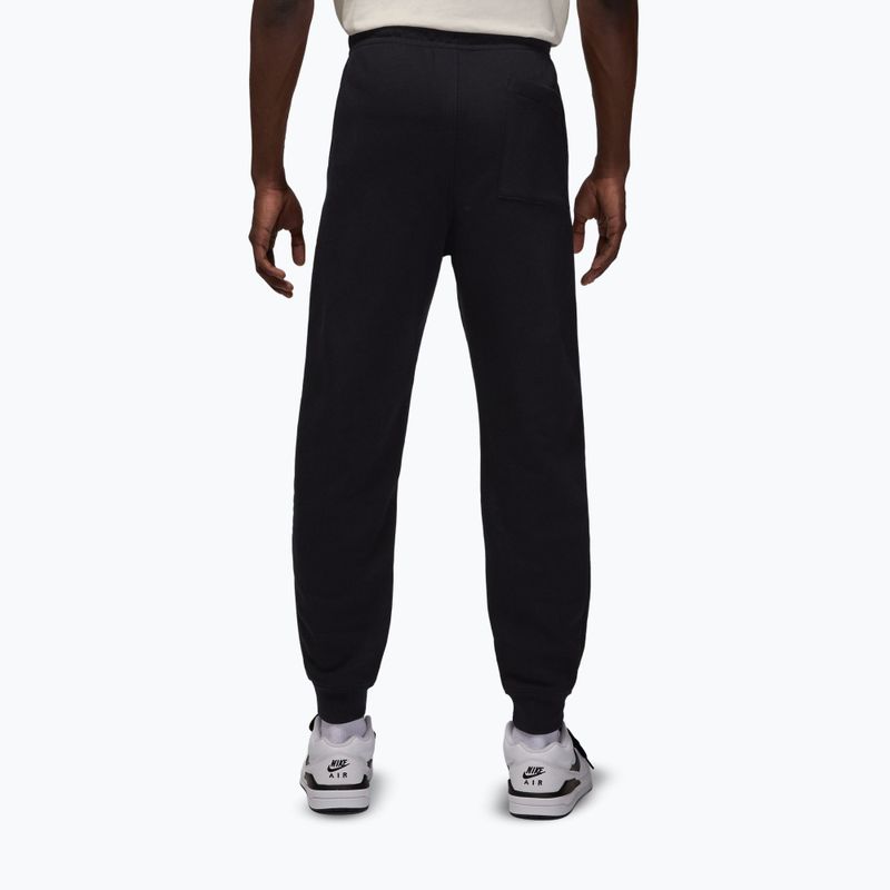 Pánske nohavice Jordan Brooklyn Fleece black/white 2