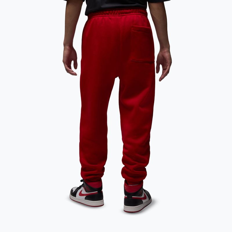 Pánske nohavice Jordan Brooklyn Fleece gym red/white 3
