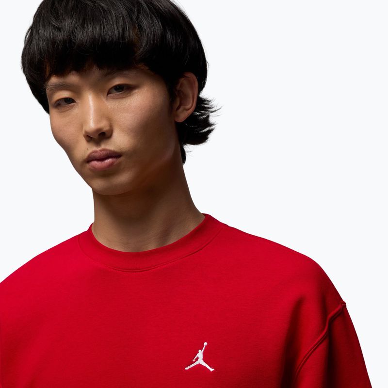 Pánska mikina Jordan Brooklyn Fleece Crew gym red/white 4