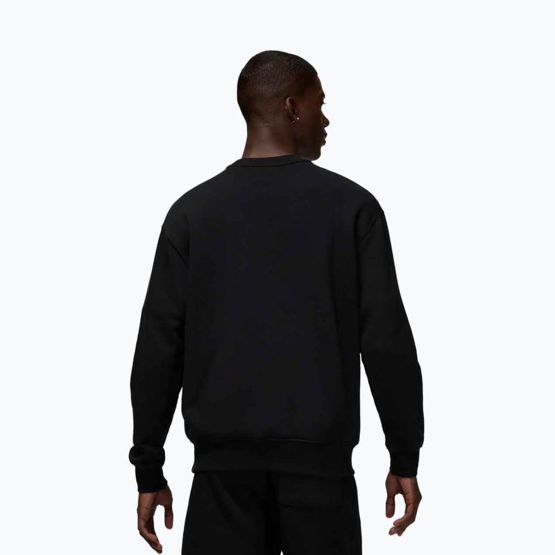Pánska mikina  Jordan Brooklyn Fleece Crew black/white 3
