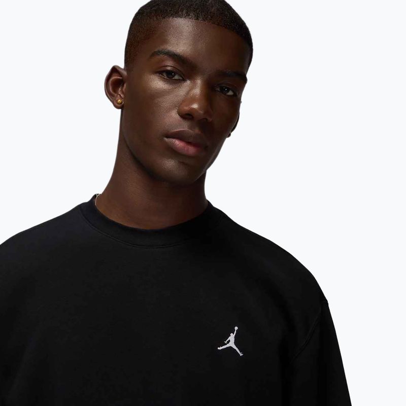 Pánska mikina  Jordan Brooklyn Fleece Crew black/white 4