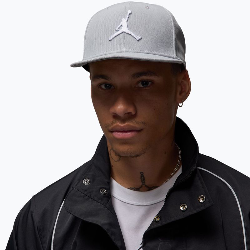Šiltovka Nike Jordan Jumpman Pro light smoke grey/smoke grey/white 9
