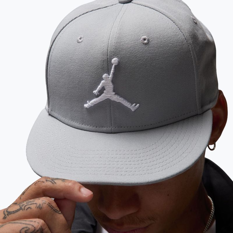 Šiltovka Nike Jordan Jumpman Pro light smoke grey/smoke grey/white 12