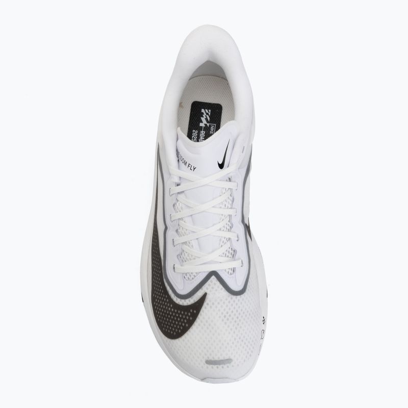 Pánske bežecké topánky Nike Zoom Fly 6 white/smoke grey/metallic silver/black 5