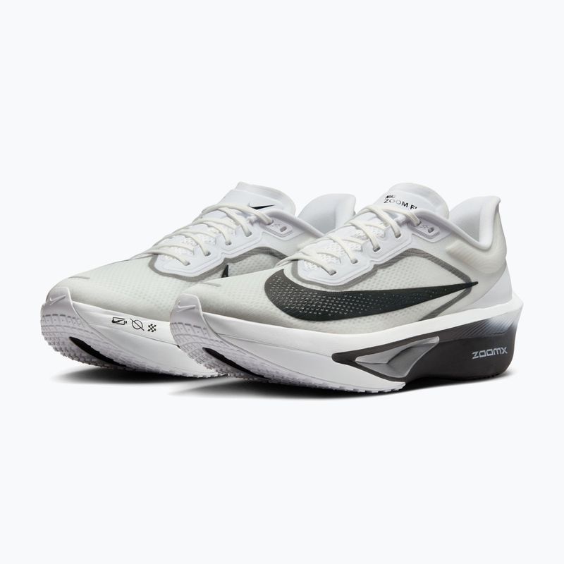 Pánske bežecké topánky Nike Zoom Fly 6 white/smoke grey/metallic silver/black 3