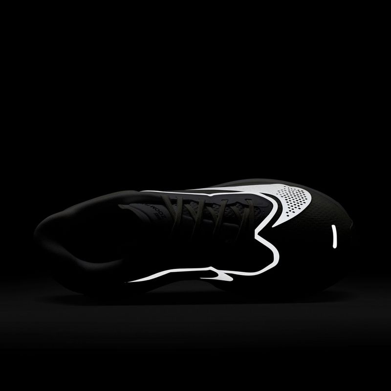 Dámske bežecké topánky Nike Zoom Fly 6 white/smoke grey/metallic silver/black 7