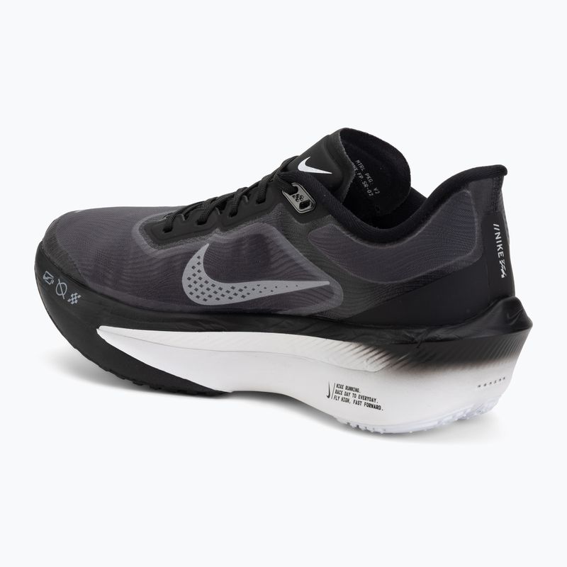 Pánske bežecké topánky Nike Zoom Fly 6 black/light smoke grey/white 3