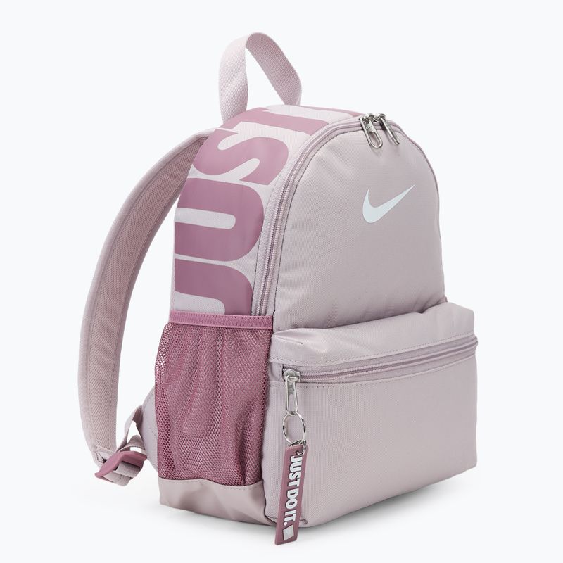 Detský batoh Nike Brasilia Just Do It Mini 11 l platinum violet/plum dust/white 2