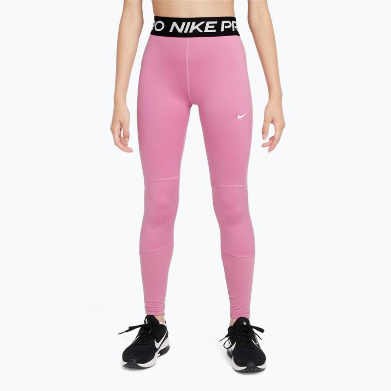 Detské legíny Nike Pro Dri-FIT magic flamingo/white