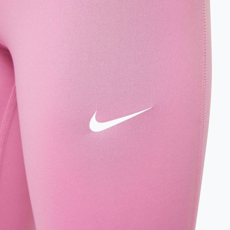 Detské legíny Nike Pro Dri-FIT magic flamingo/white 5