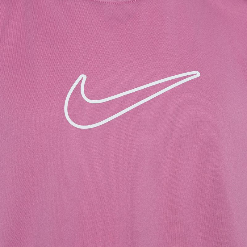 Detské tričko Nike One Dri-Fit magic flamingo/biela 3