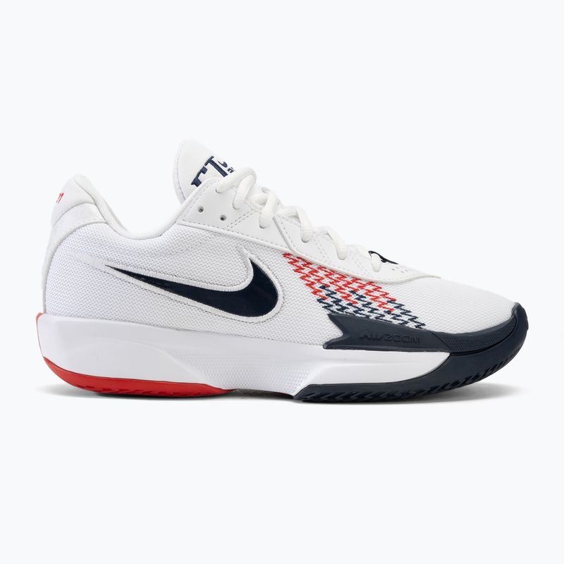 Pánska basketbalová obuv Nike G.T. Cut Academy white/sport red/obsidian 2