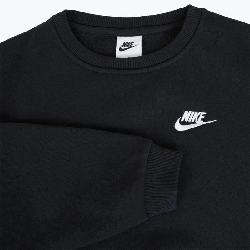 Detská mikina Nike Sportswear Club Fleece black/white 7