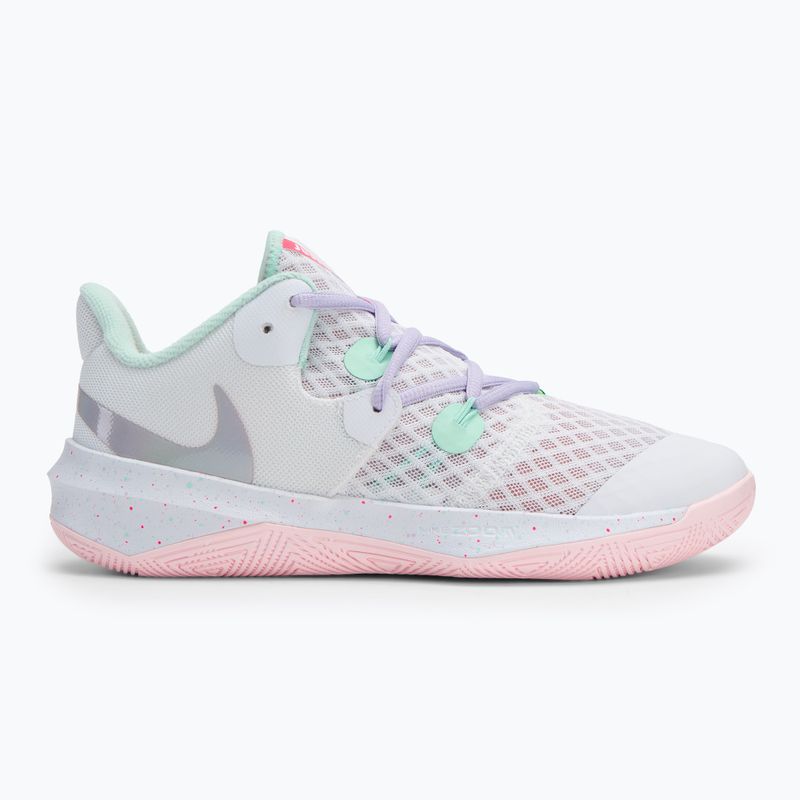 Tenisky na volejbal Nike Zoom Hyperspeed Court SE biela/mintová pena/sivá/fialová hmla/ružová pena 2