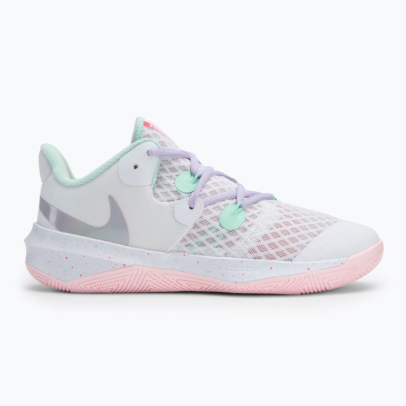 Volejbalová obuv Nike Zoom Hyperspeed Court SE white/mint foam/grey/violet mist/pink 2