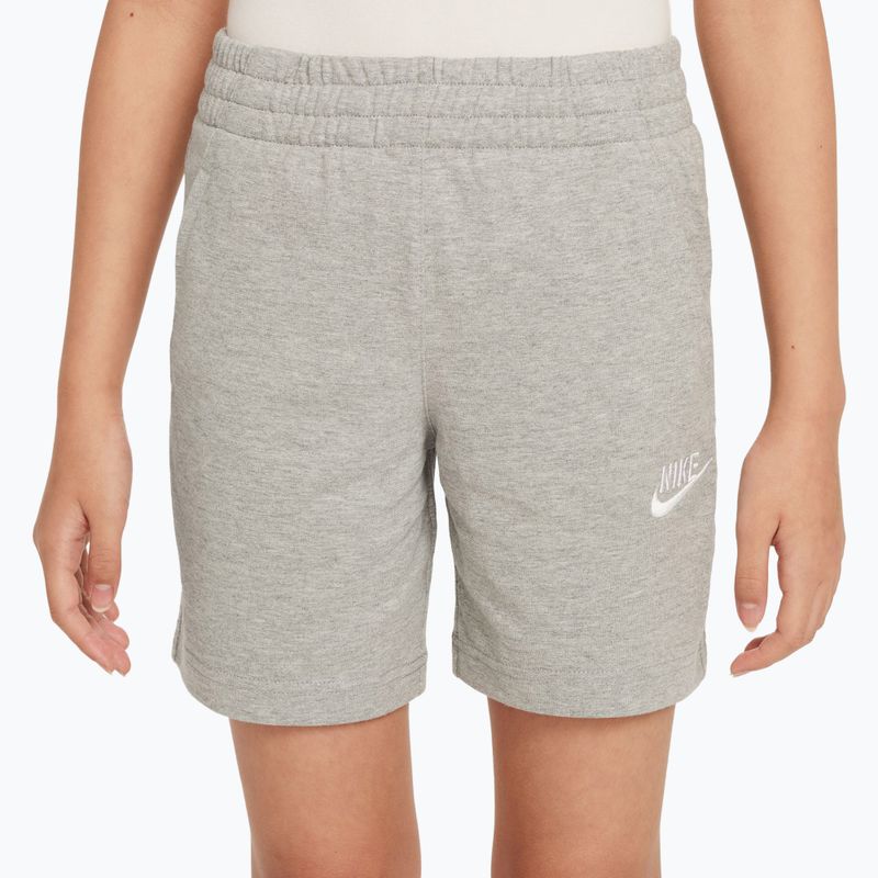 Detské šortky Nike Sportswear Club 6" dark grey heather/white 4