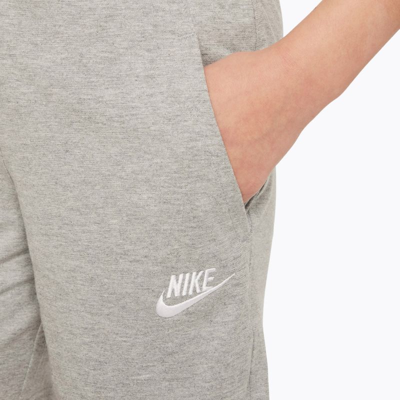 Detské šortky Nike Sportswear Club 6" dark grey heather/white 7