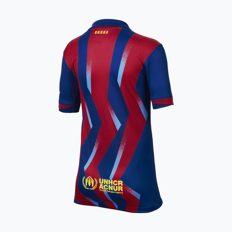 Detský futbalový dres Nike FC Barcelona 2025/26 Stadium Fourth gym blue/gym blue/salsa red/opti yellow 7