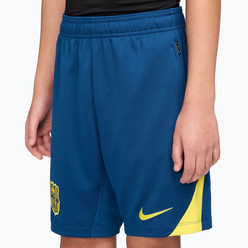 Detské futbalové šortky Nike FC Barcelona Strike SE Jr gym blue/opti yellow/opti yellow 5