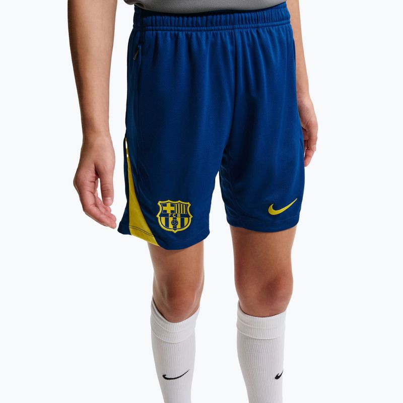 Detské futbalové šortky Nike FC Barcelona Strike SE Jr gym blue/opti yellow/opti yellow 7