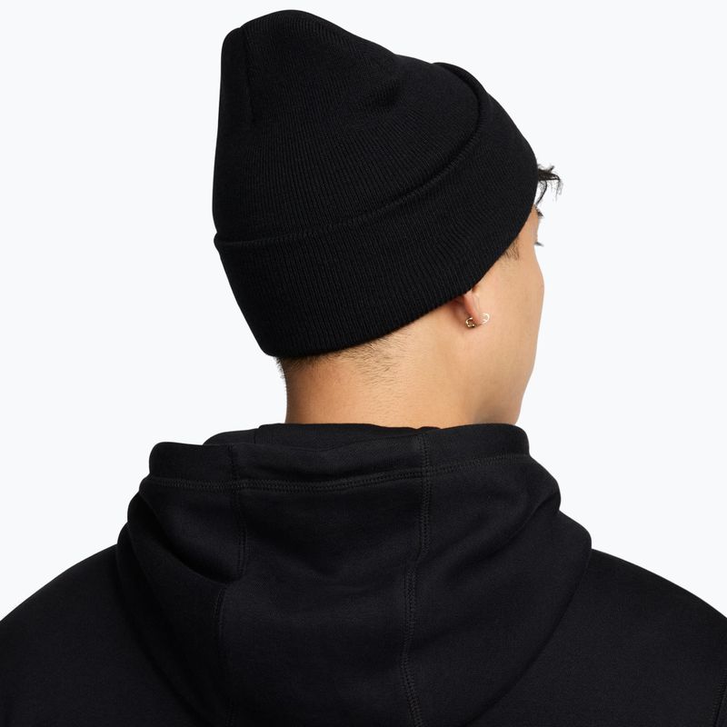 Zimná čiapka Nike Peak Swoosh Beanie black/white 2