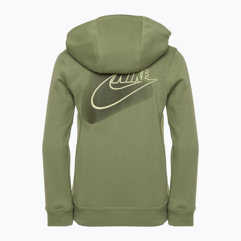 Detská mikina Nike Sportswear Standard Issue oil green 2