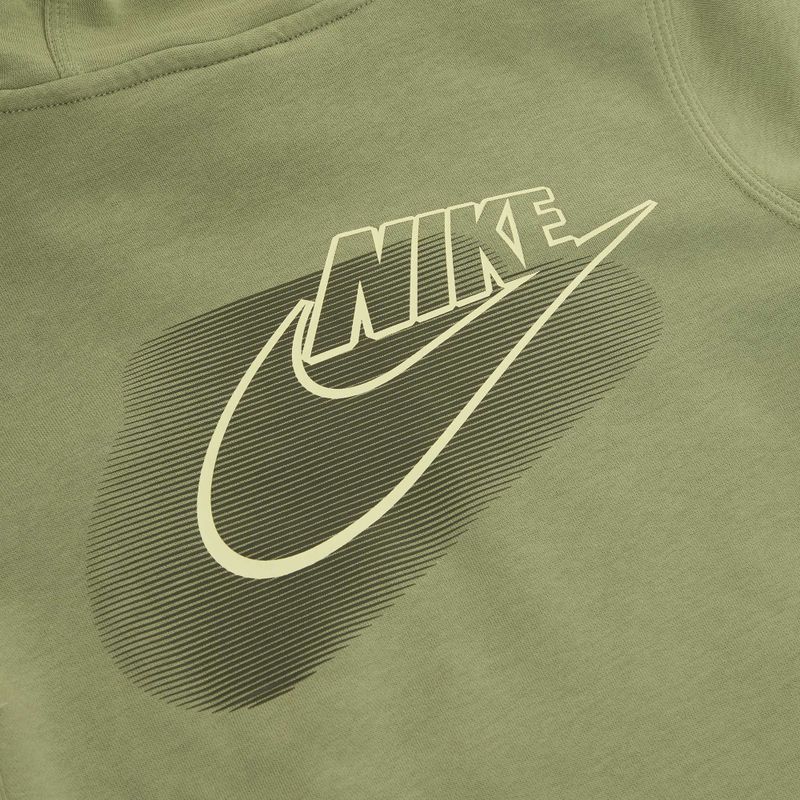 Detská mikina Nike Sportswear Standard Issue oil green 4